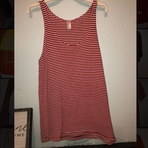 striped american apparel tank (s)
